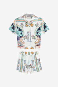JC Tropical Garden Print Set IVORY PRISTINE WFT70Z-6D003