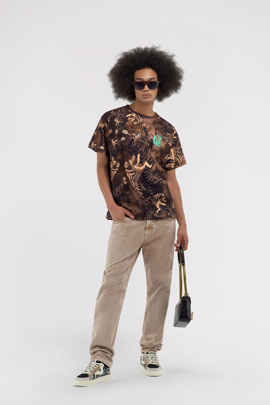 JC Just Cavalli T-shirt Brown SFT263-SF174