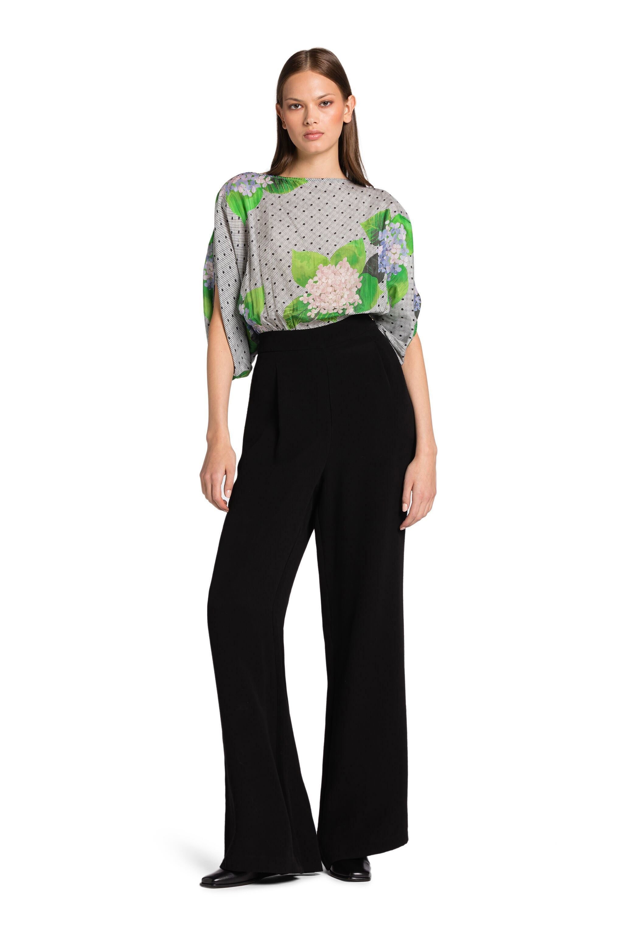 CL Floral And Polka Dot-Print Jumpsuit NERO GXLWAE-IWAZR