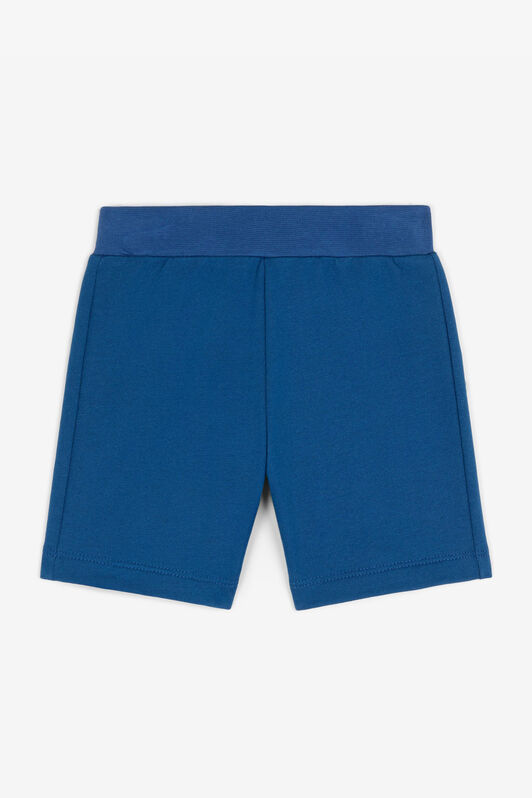 JU RC Monogram-Print Cotton Shorts JU RC Monogram-Print Cotton Shorts Blue RJT208-CF050