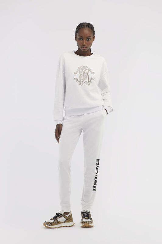 RC Pantaloni sportivi con logo Bianco NOT22C-CF052