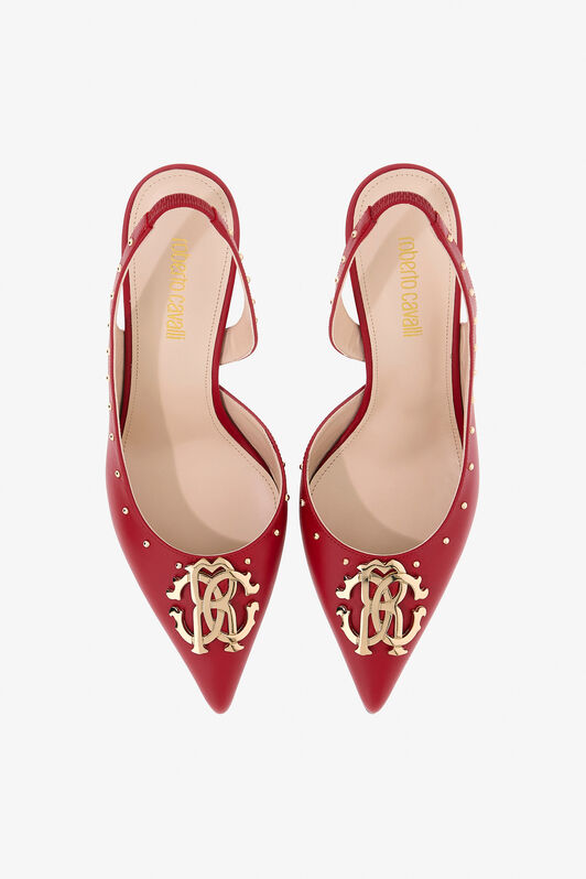 RC Leather Slingbacks Red OOS01E-PZ085