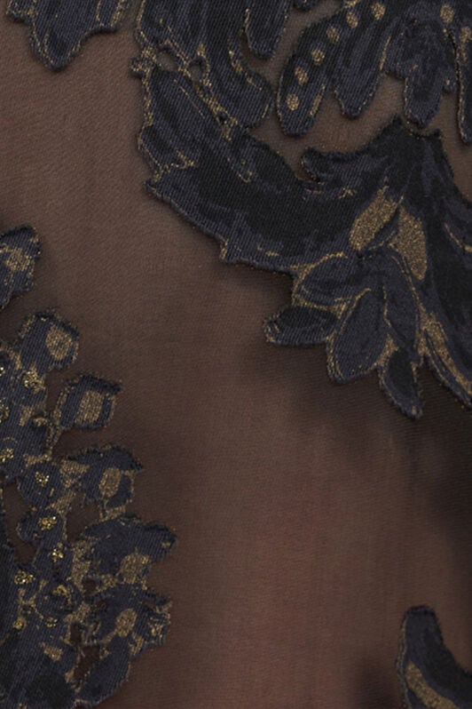 RC Kaftano See-Through in Seta Ornamental Black BLACK WKW011-SLR36