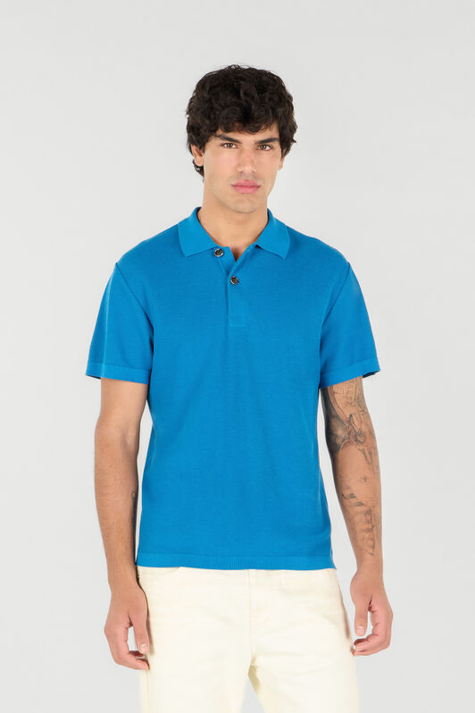 RC Man Cotton Polo Azul UMM640-MG005