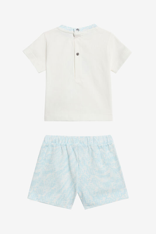 JU White And Light Blue Monogram RC Children Kit BABY BLUE WJT809-JFR11