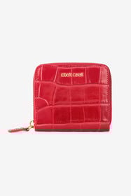 ${brand} Kleines Portemonnaie in Antikrosa mit Krokodileffekt ${colorDescription} ${masterID}