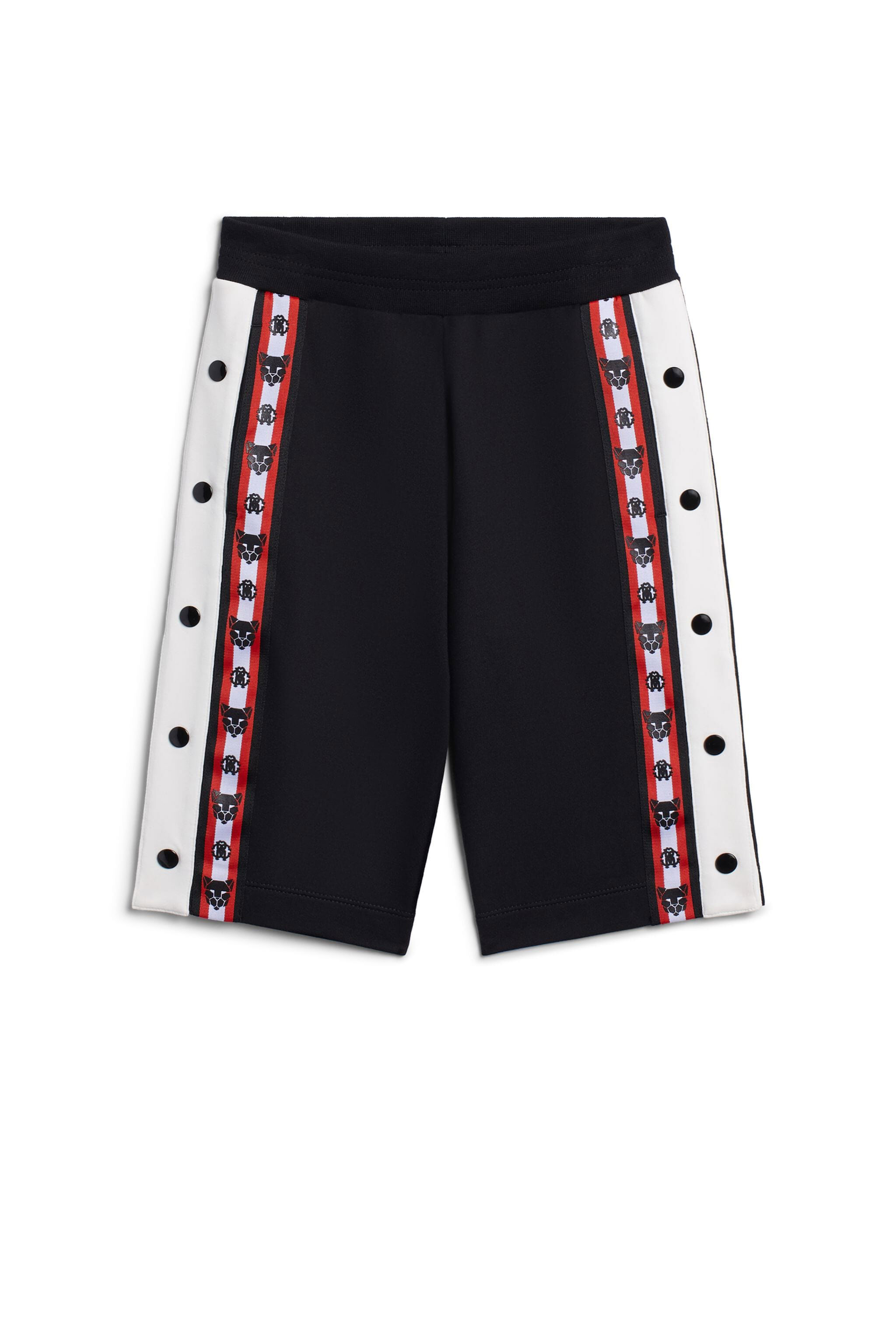 JU Black striped Bermuda shorts BLACK IJT263-CF042