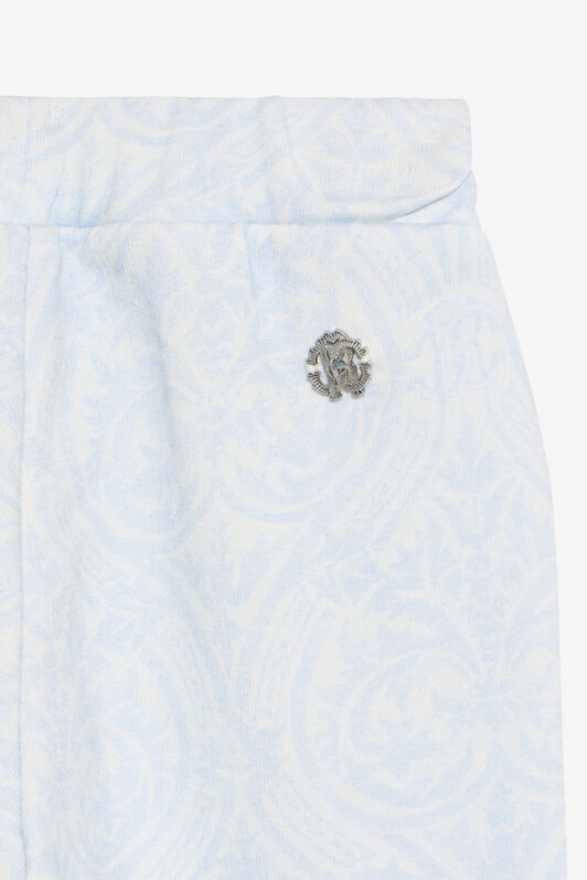 JU Baby Blue Track Pants with Floral Print BABY BLUE VJT209-5OP28