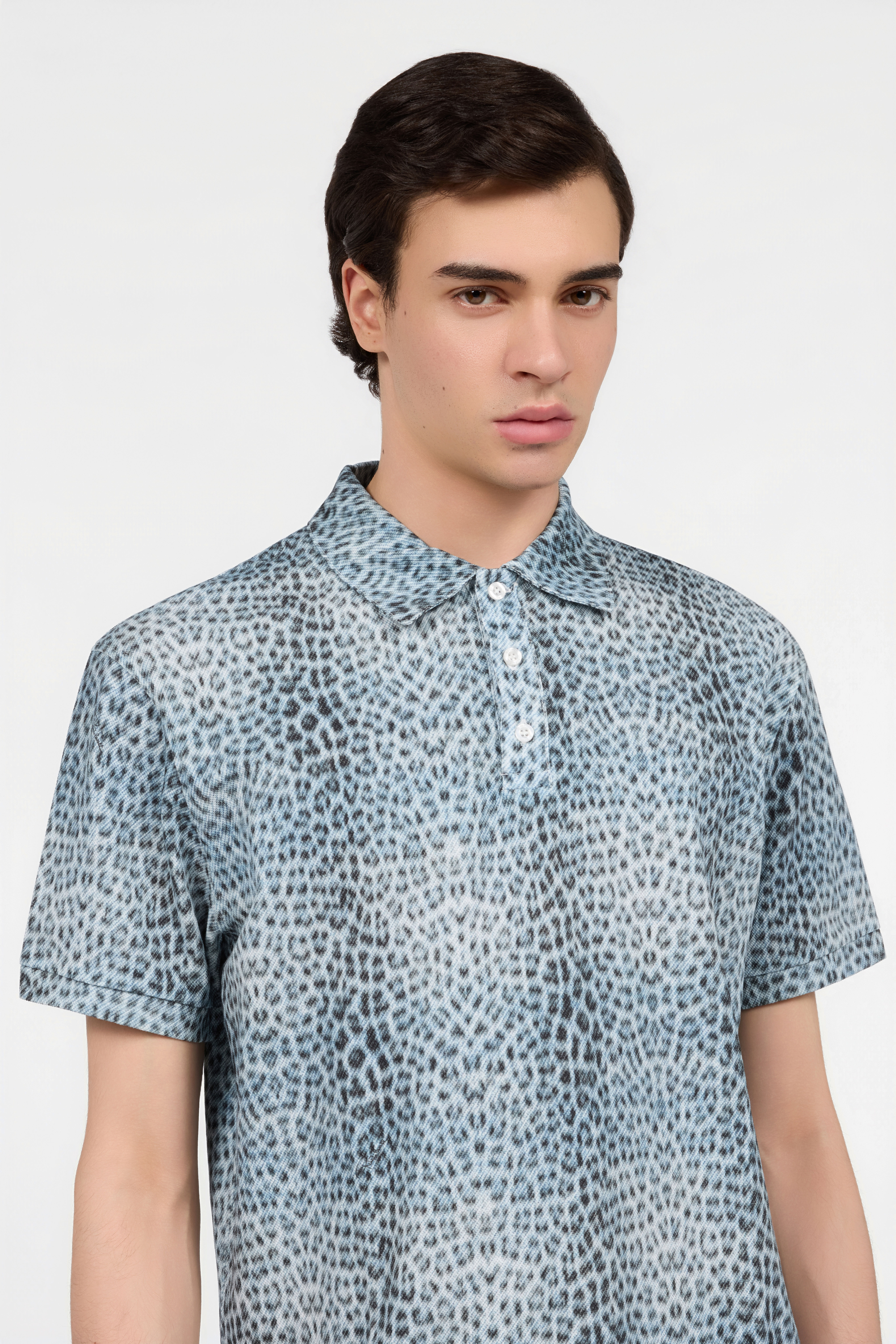 RC Polo aus Baumwolle mit Baby Jaguar-Print QUIET HARBOUR WNT64B-XKR31