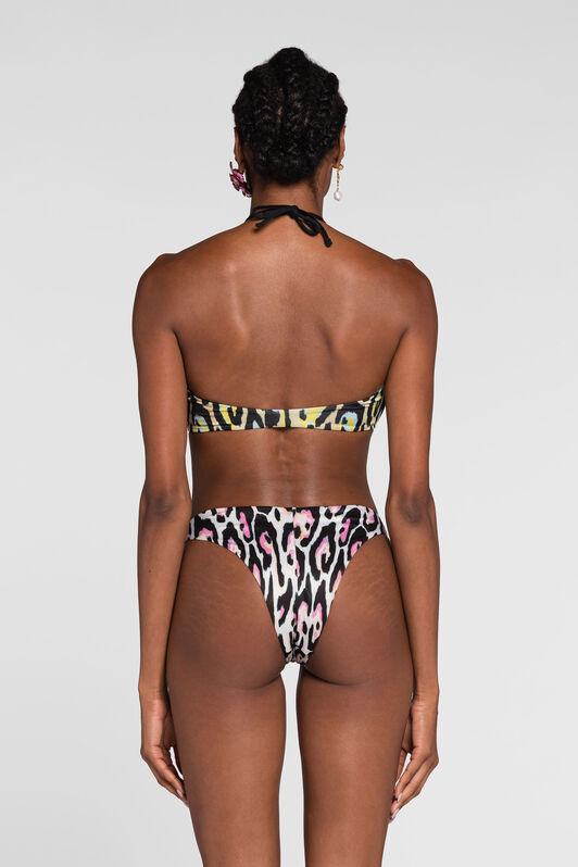 RC Leopard-print cut-out swimsuit MULTICOLOR QKW00L-LNF54