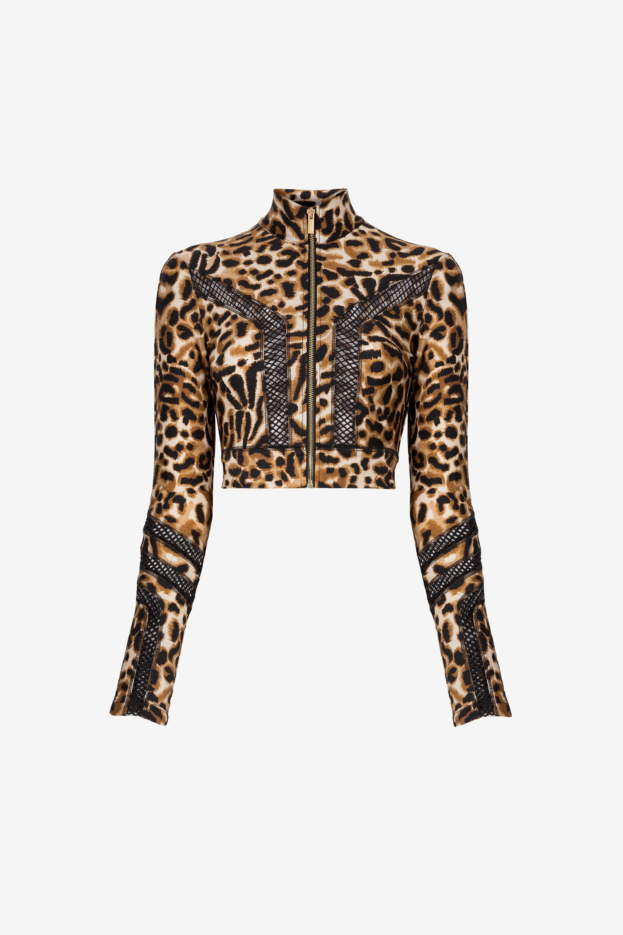 JC Chaqueta deportiva Just Cavalli con estampado Jaguar ESTAMPADO JAGUAR Q61462-Q0365