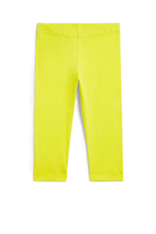 JU Logo print leggings JU Logo print leggings BLAZING YELLOW IJT207-JV025