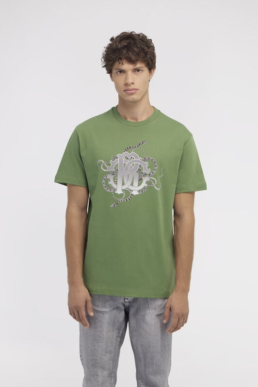 RC T-shirt with Snake print Green NOT60N-JD060