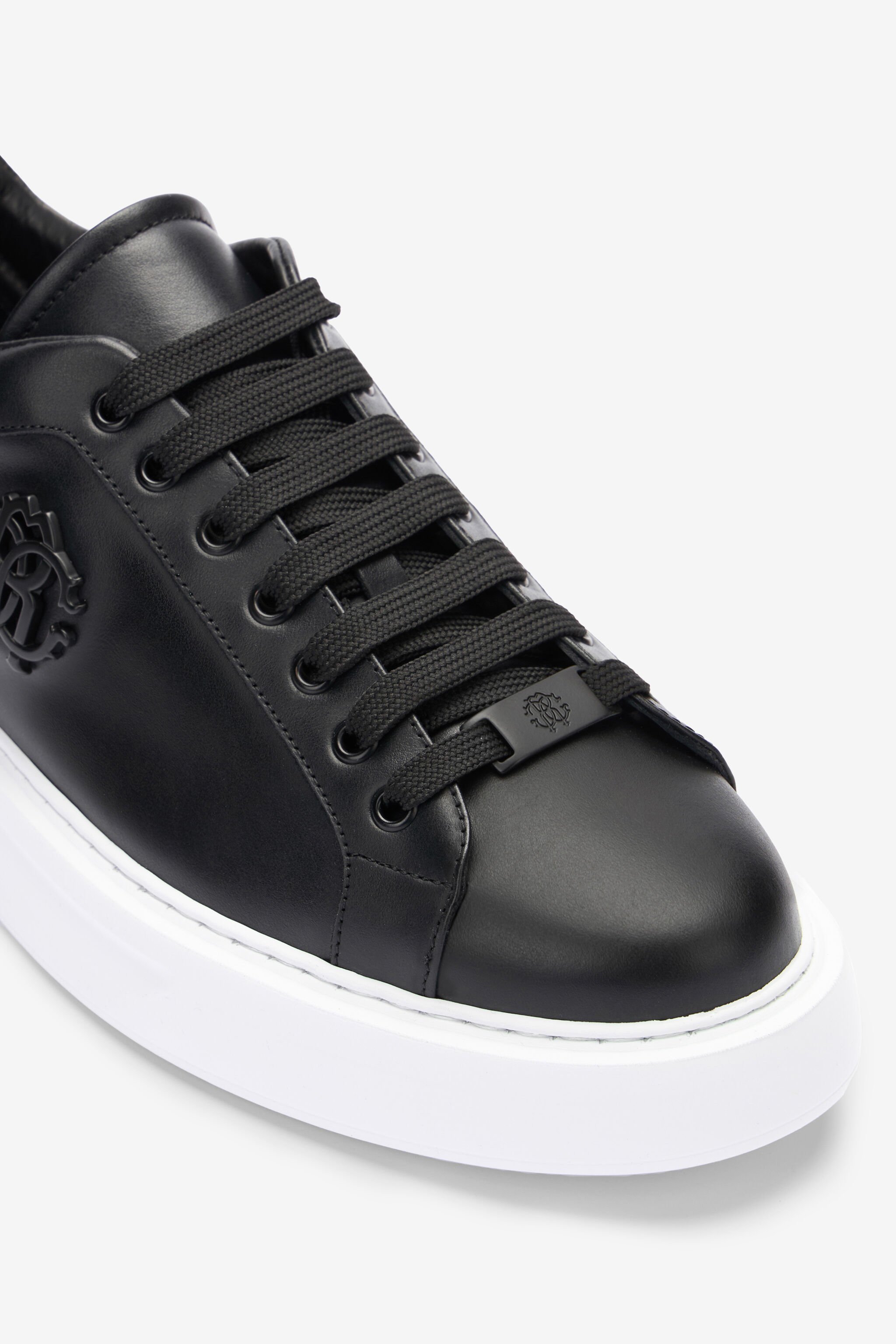 RC Black Leather Sneaker Schwarz POS00D-PZ085