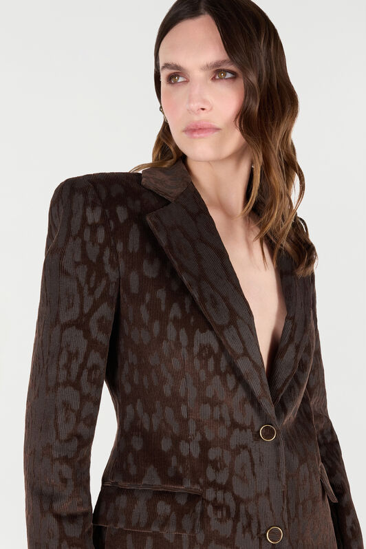 RC Corduroy Jacket in Jaguar Skin RC Corduroy Jacket in Jaguar Skin Brown VKT405-VL076