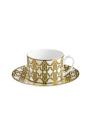 ${brand} Monogram Gold 2 Tea Cups In Gift Box ${colorDescription} ${masterID}