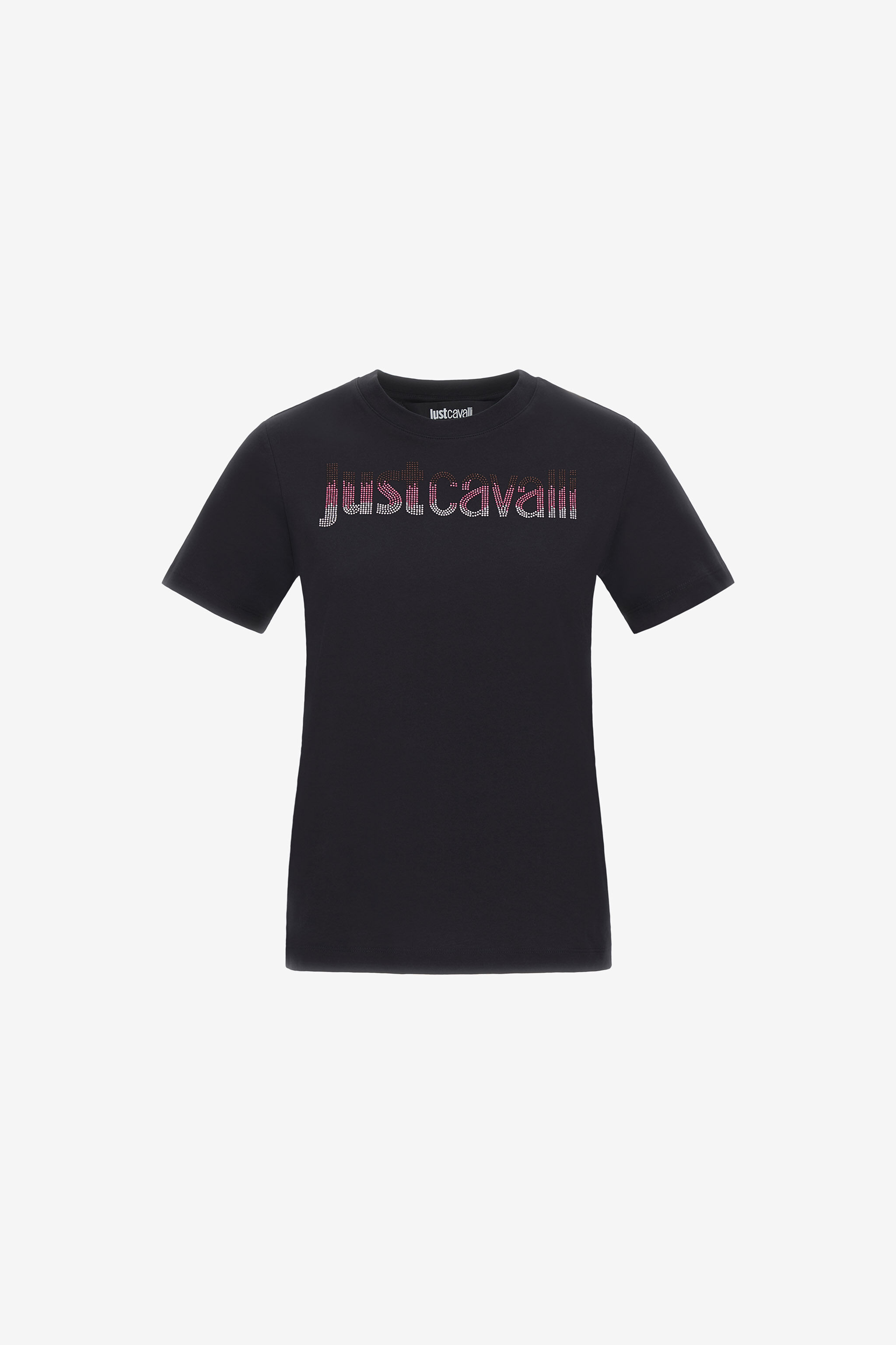 JC Just Cavalli Logo T-Shirt Noir RKT851-RK357