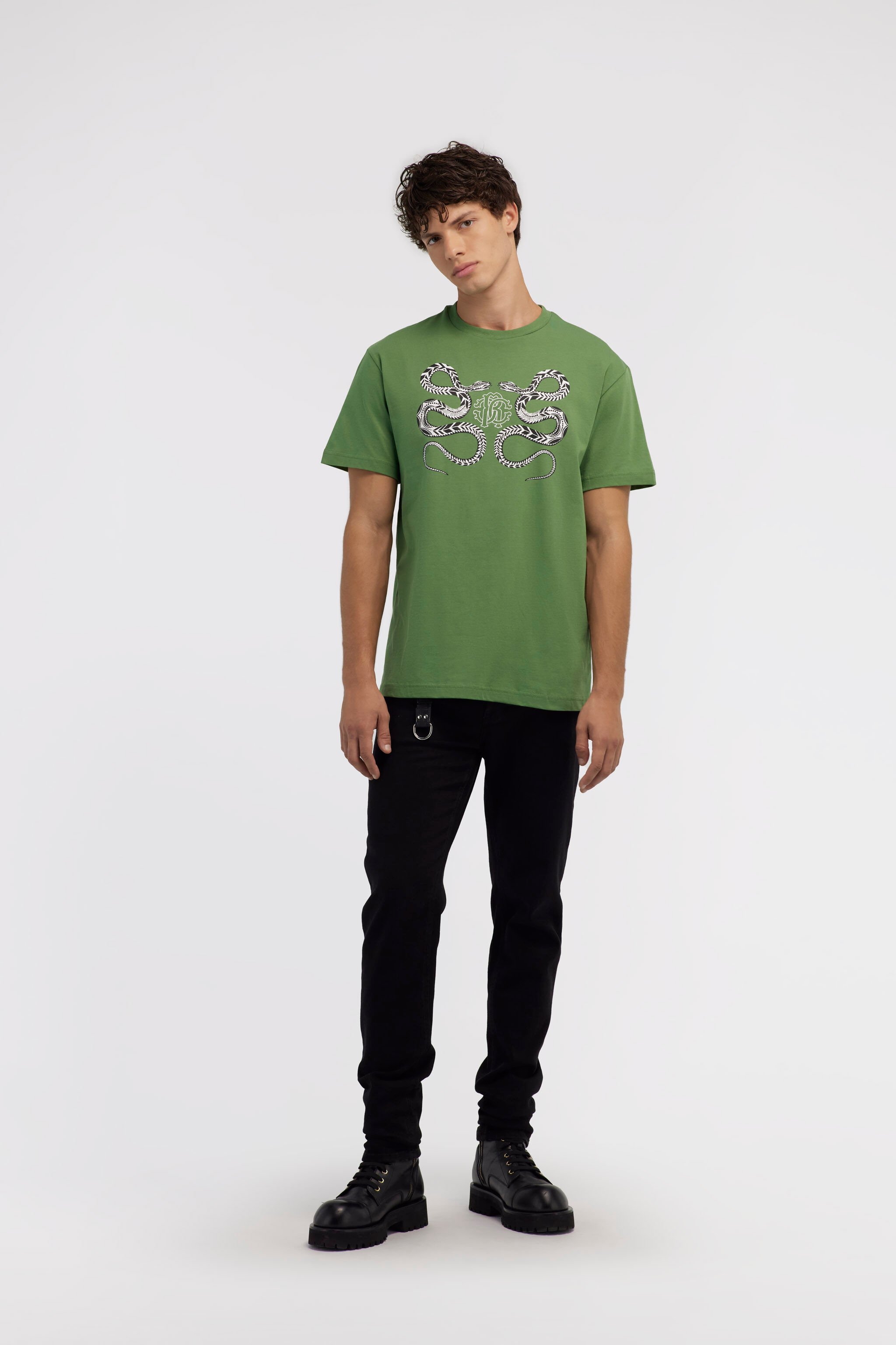 RC T-shirt with Snake print Green NOT60O-JD060