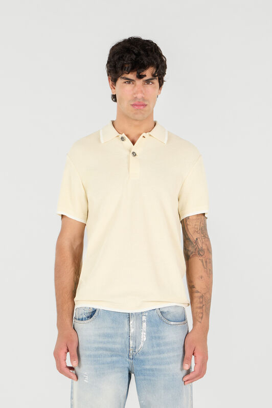 RC Man Cotton Polo Ivory UMM640-MG005