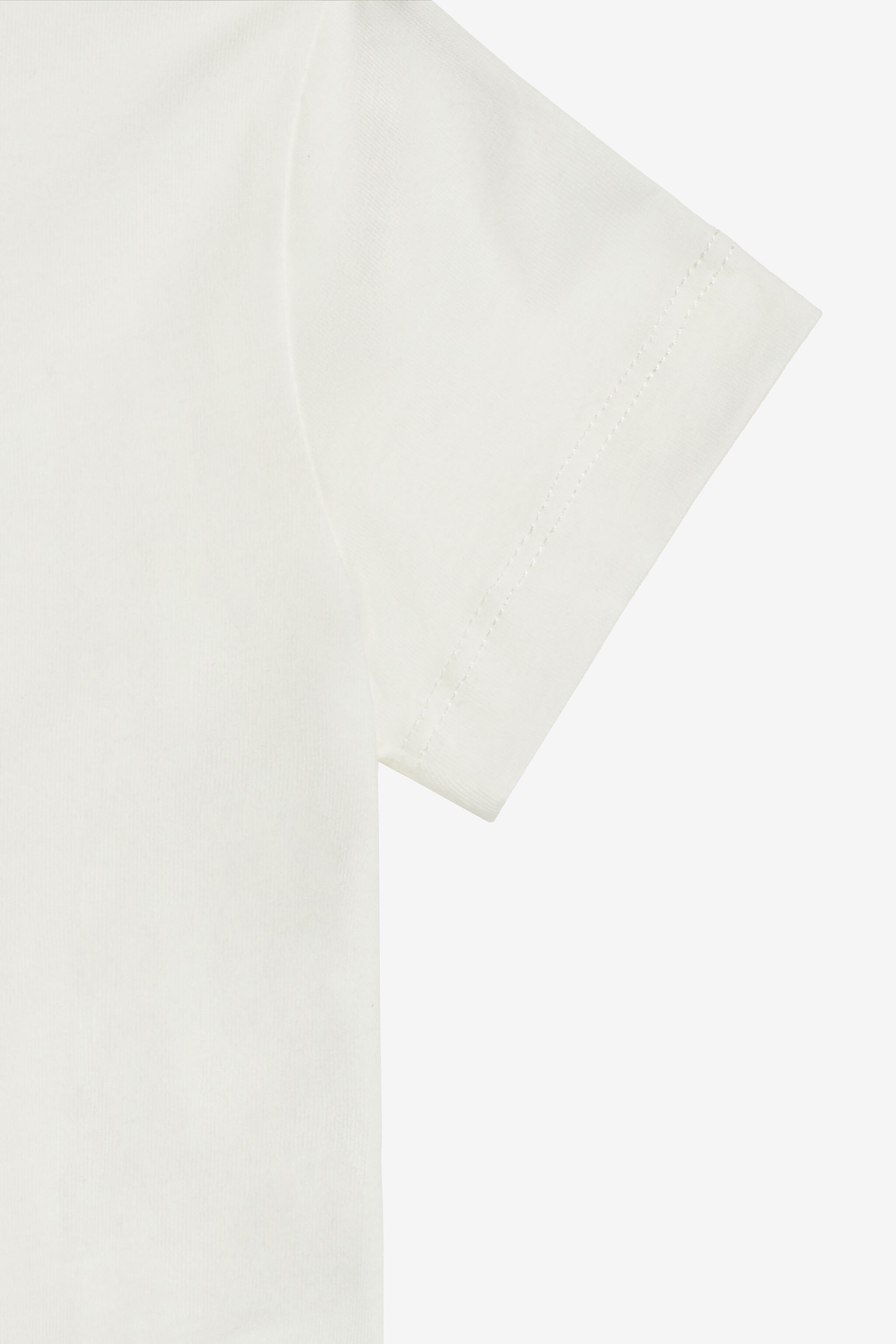 JU T-Shirt Avec Monogramme RC Et Logo Brodés MILKY WHITE UJT62C-JD001