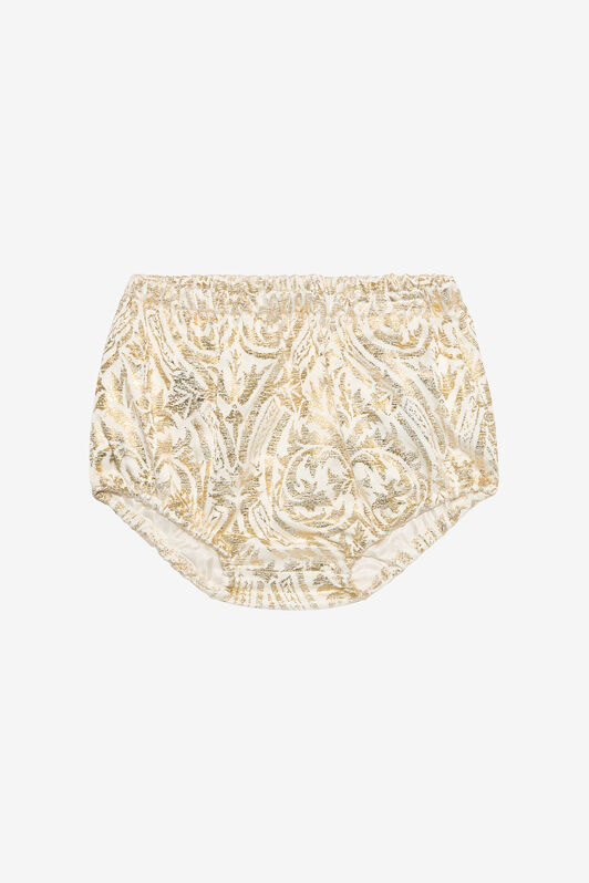 JU Completo Abito E Culotte Oro Con Stampa Floreale JU Completo Abito E Culotte Oro Con Stampa Floreale GOLD VJT101-6DP30