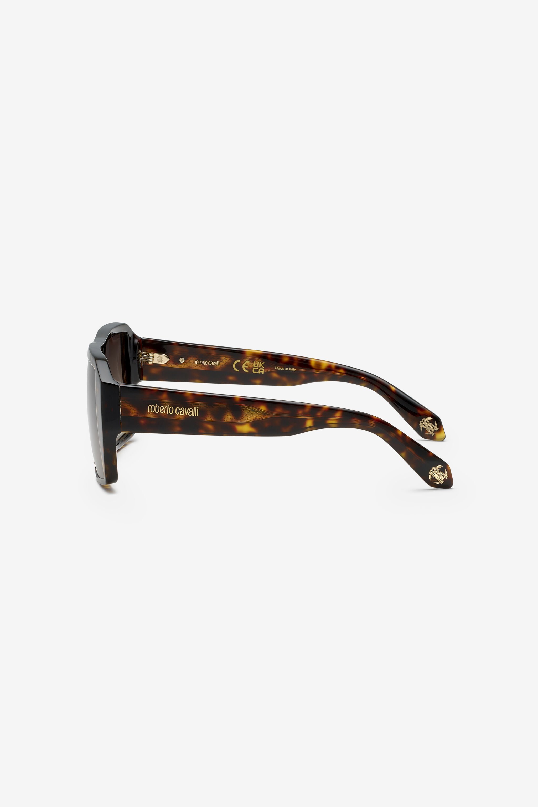 RC Lunettes de soleil unisexes  SHINY BROWN/YELLOW H UALD08-ID203