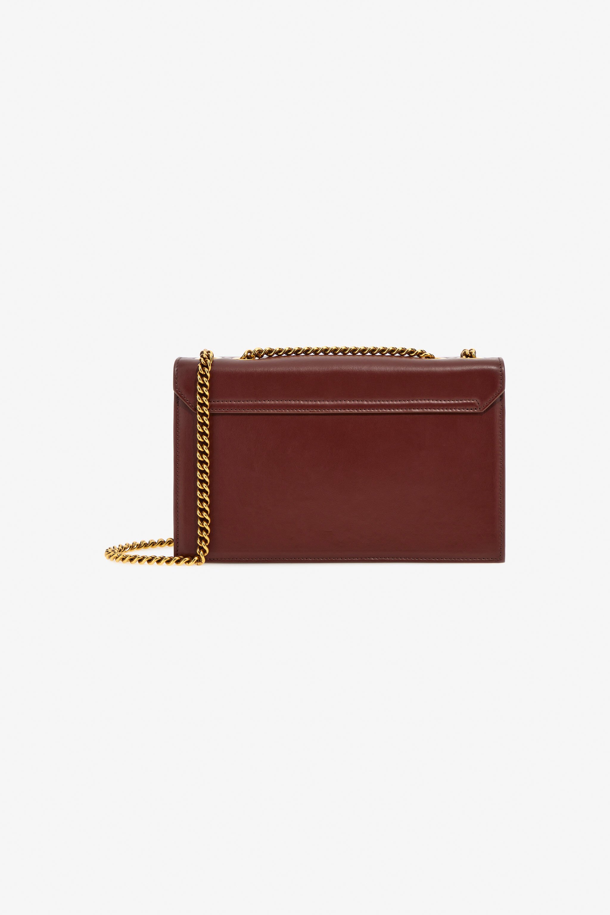 RC Shoulder bag with Monogram Mirror Snake Brown SKB120-PZ172