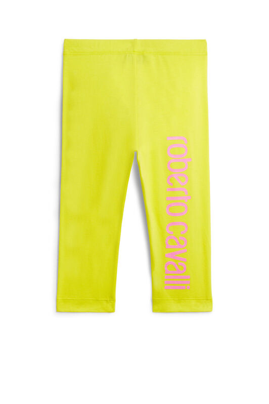 JU Logo print leggings JU Logo print leggings BLAZING YELLOW IJT207-JV025