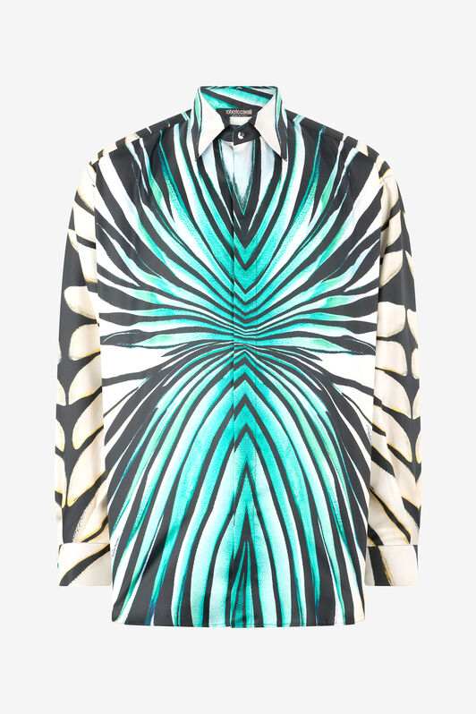 RC Ray Of Sea Print Shirt Light blue VRT720-4QM66