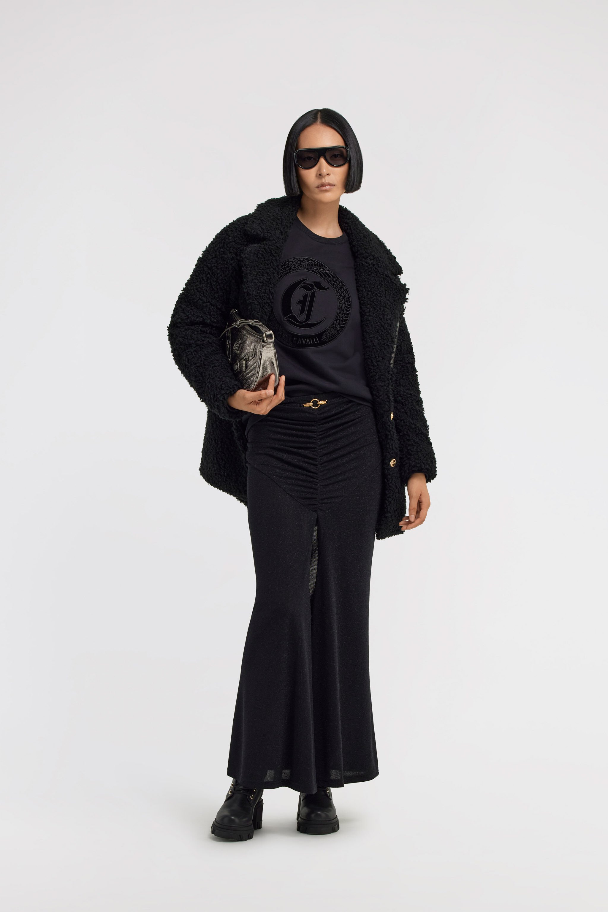 JC Just Cavalli Skirt Black TFT090-TF136
