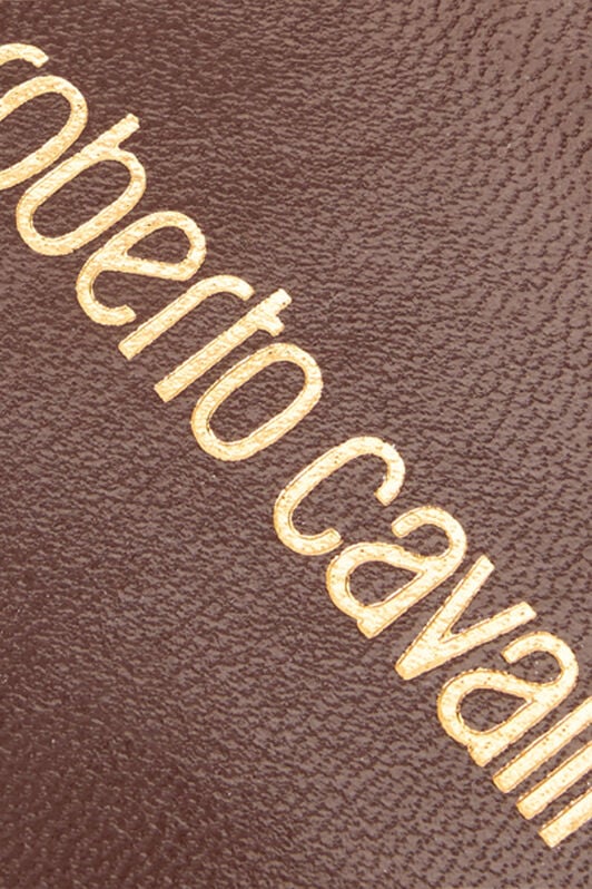 RC Sandalias planas de dedo marrones y blancas con serpientes BROWN WWS003-PAM08