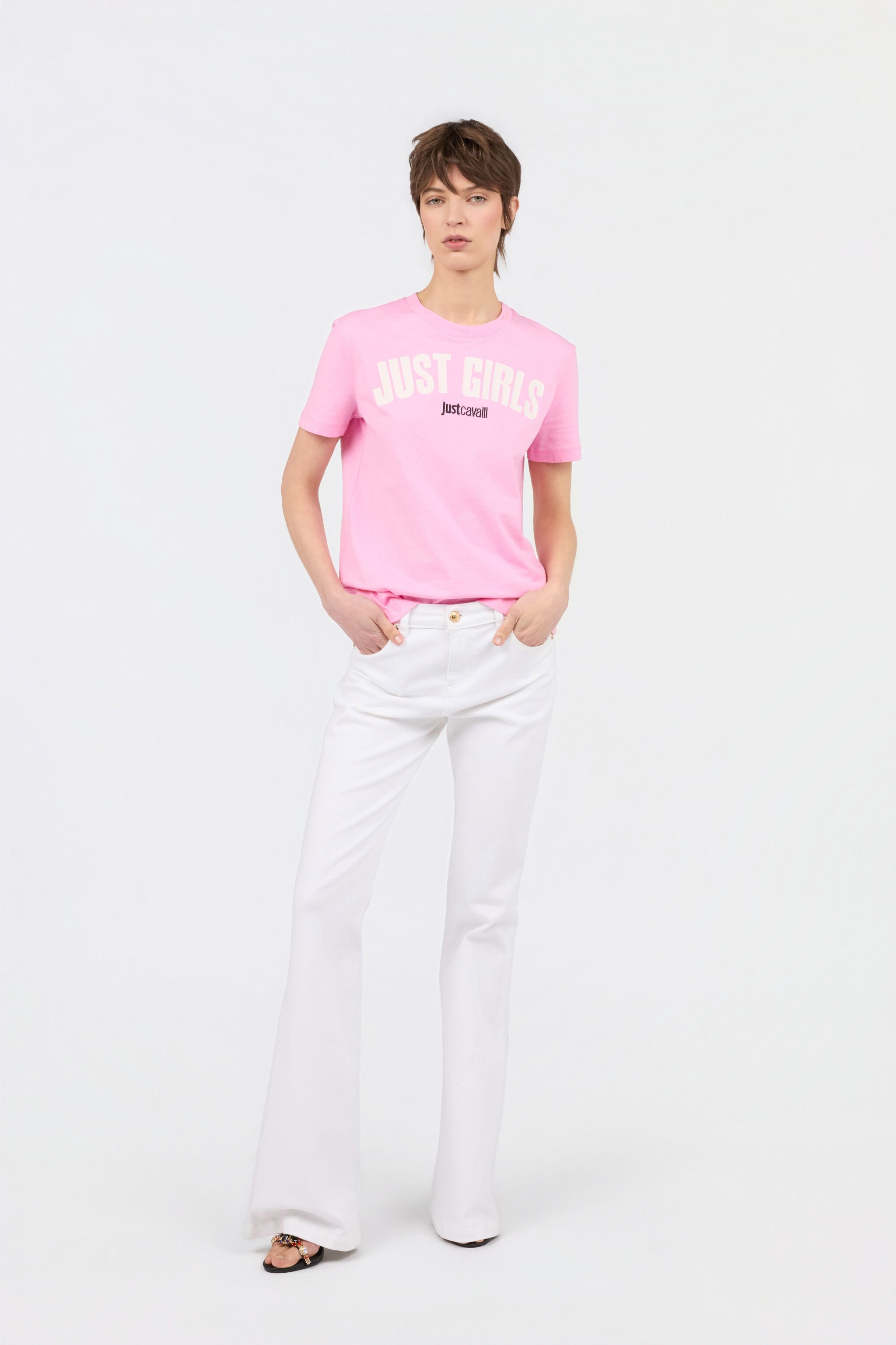 JC Graphic Print T-Shirt CARNATION WFT226-WF608