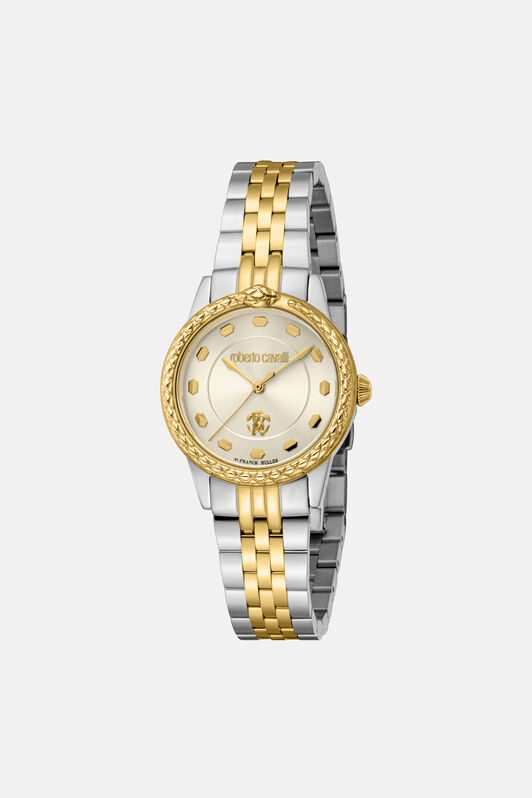 RC Reloj Snake Core Roberto Cavalli by Franck Muller Plata/Oro TALG08-IG248