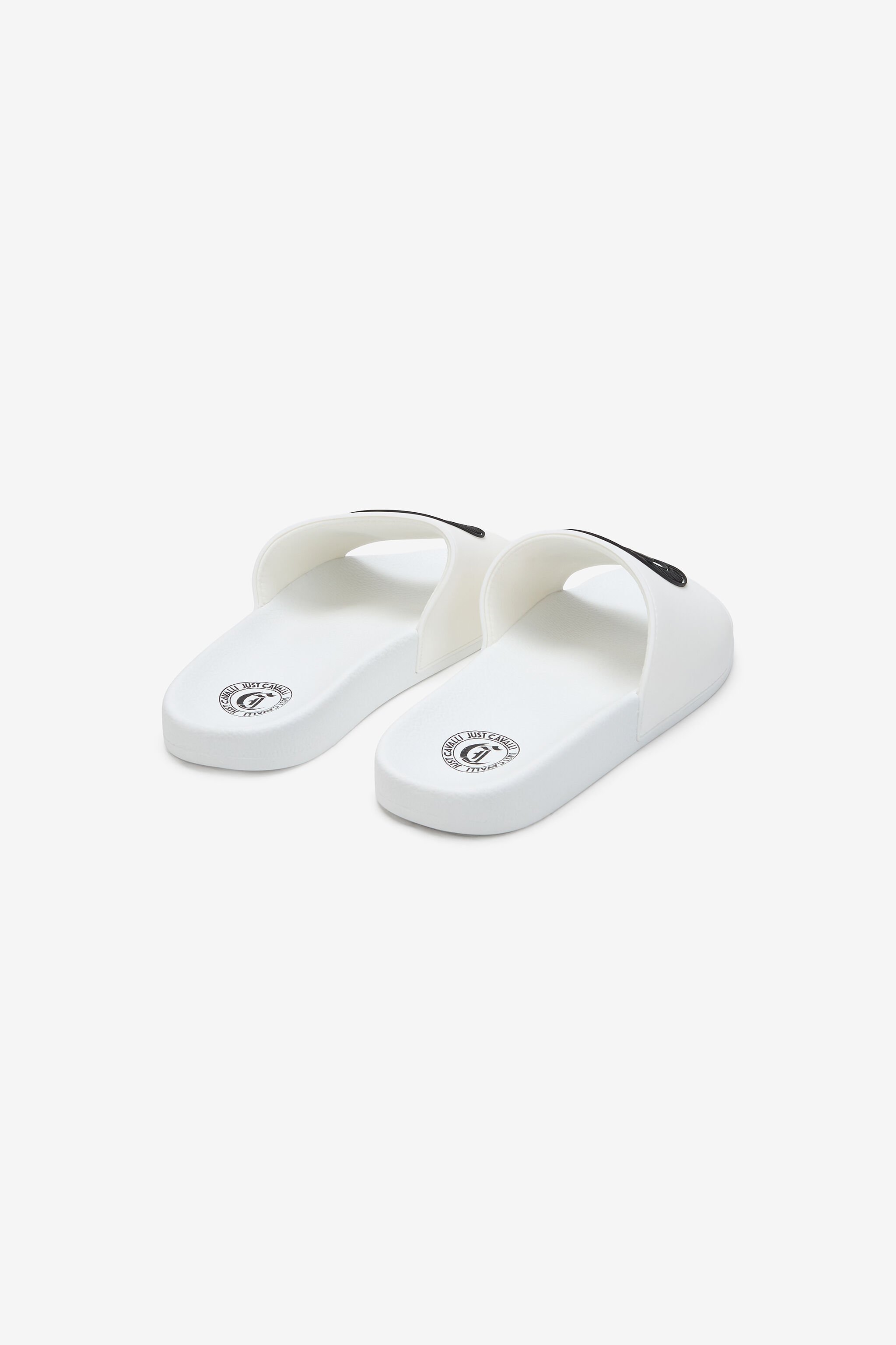 JC White Slide Sandals 003+899 SFS076-SF327