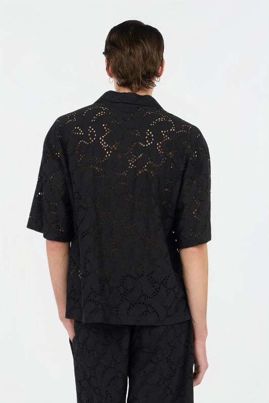 JC Schwarzes Hemd BLACK WFM022-WF170