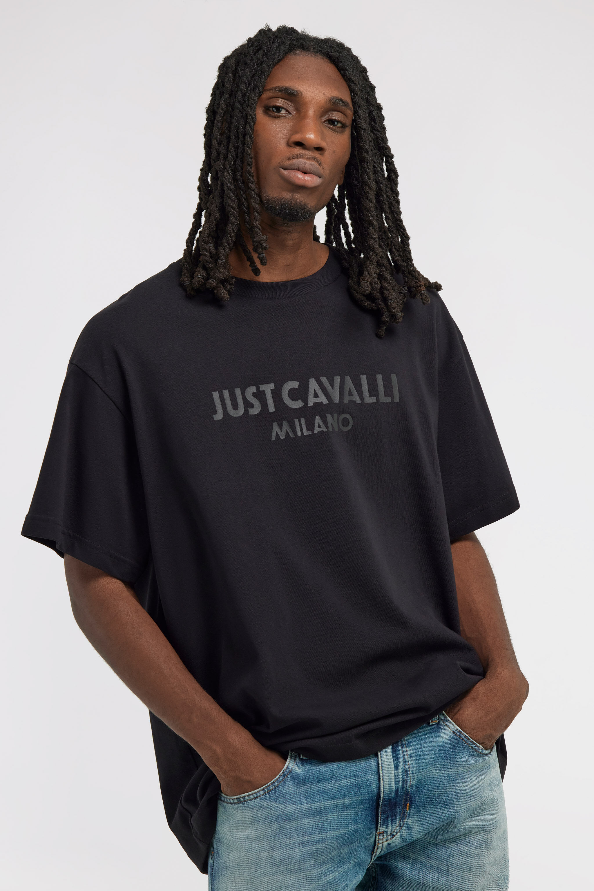 JC Just Cavalli T-shirt Black TFT040-TF057