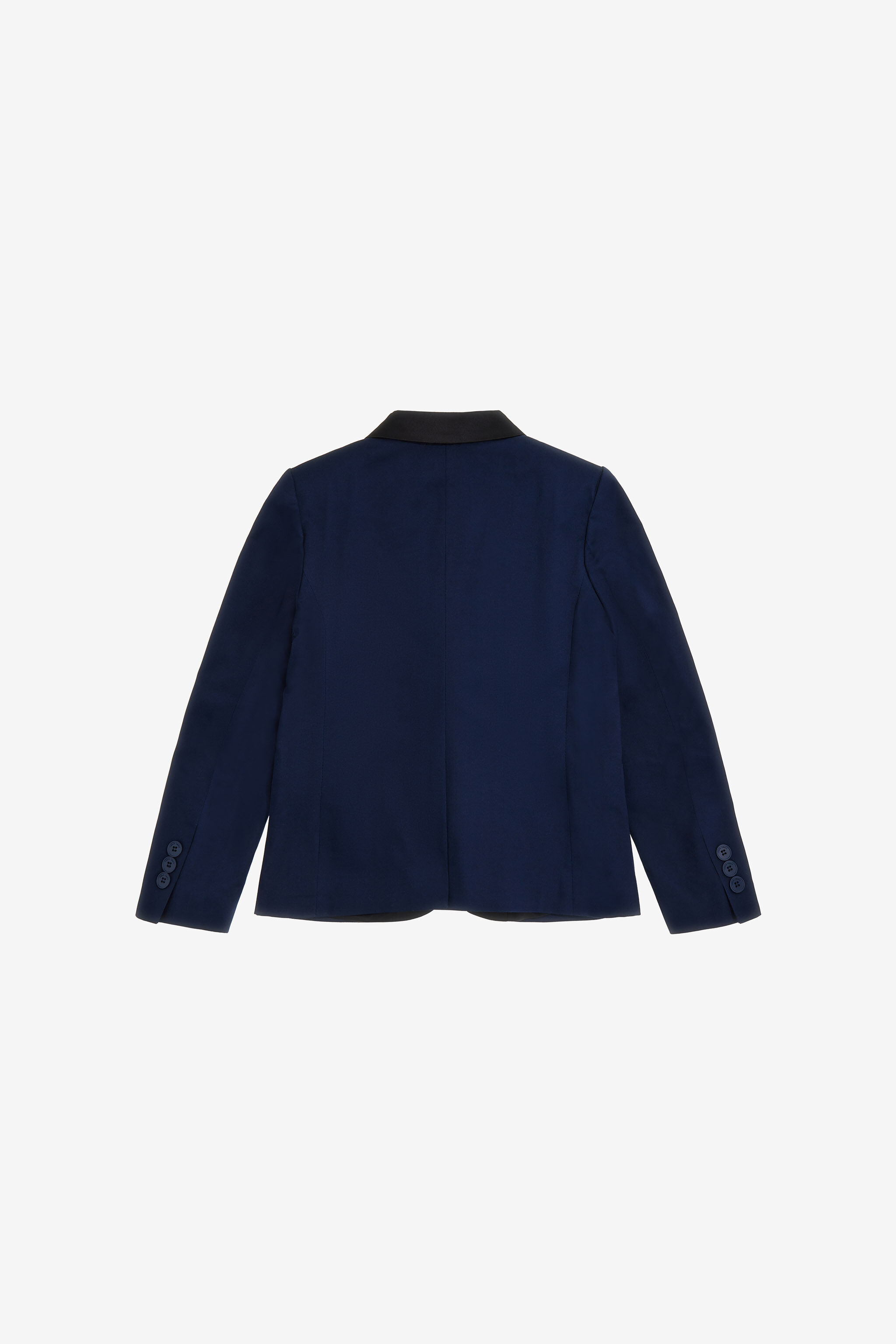 JU Jacket with satin relief Dark blue SJT402-RN012