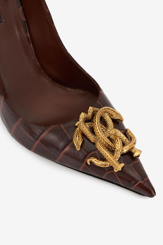 RC Pumps with RC logo Brown TKS010-PZ055