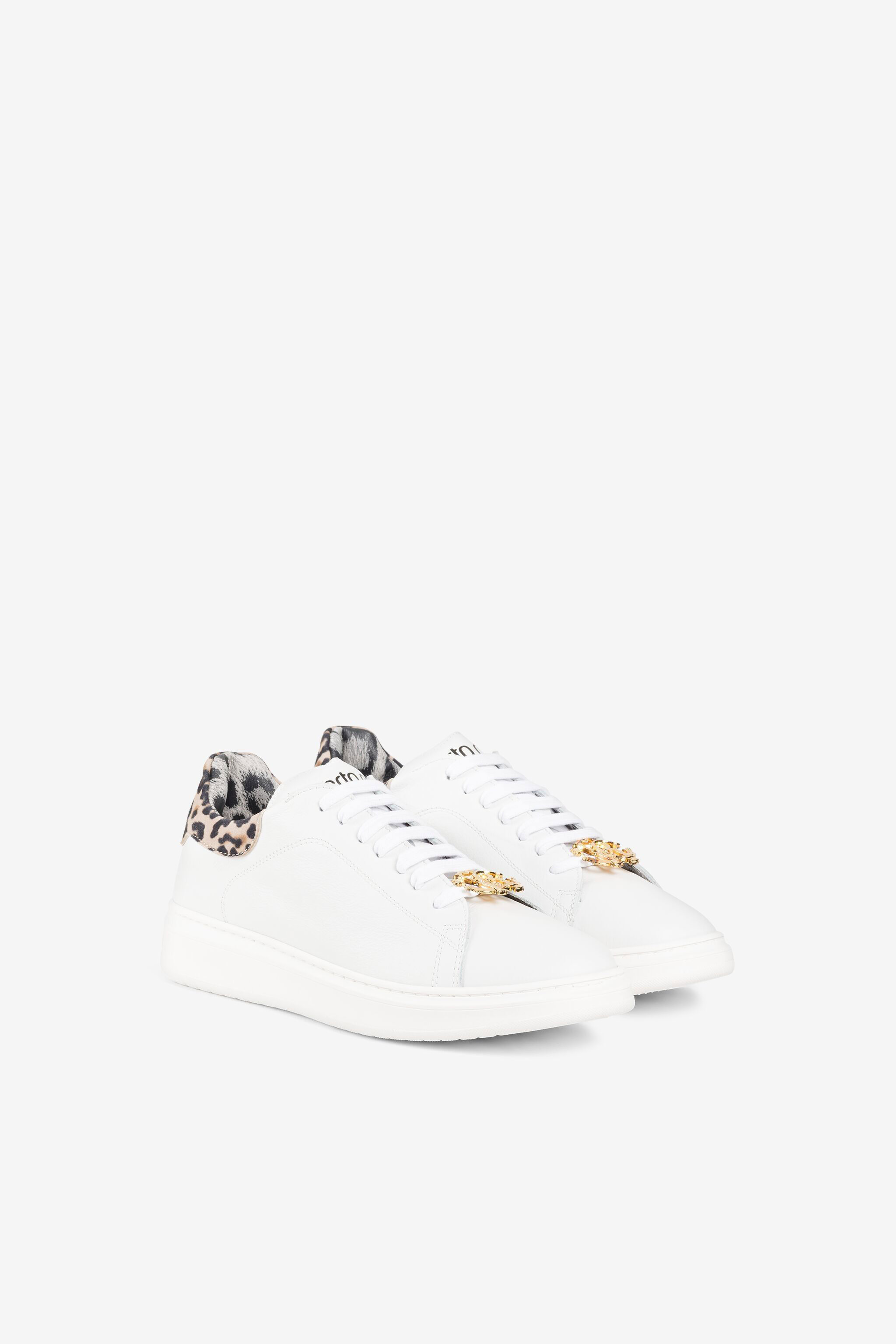 RC Logo-plaque sneakers WHITE/LEOPARD/GREY JSS01U-PZ085