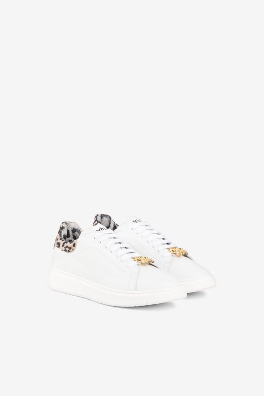 RC Logo-plaque sneakers RC Logo-plaque sneakers WHITE/LEOPARD/GREY JSS01U-PZ085