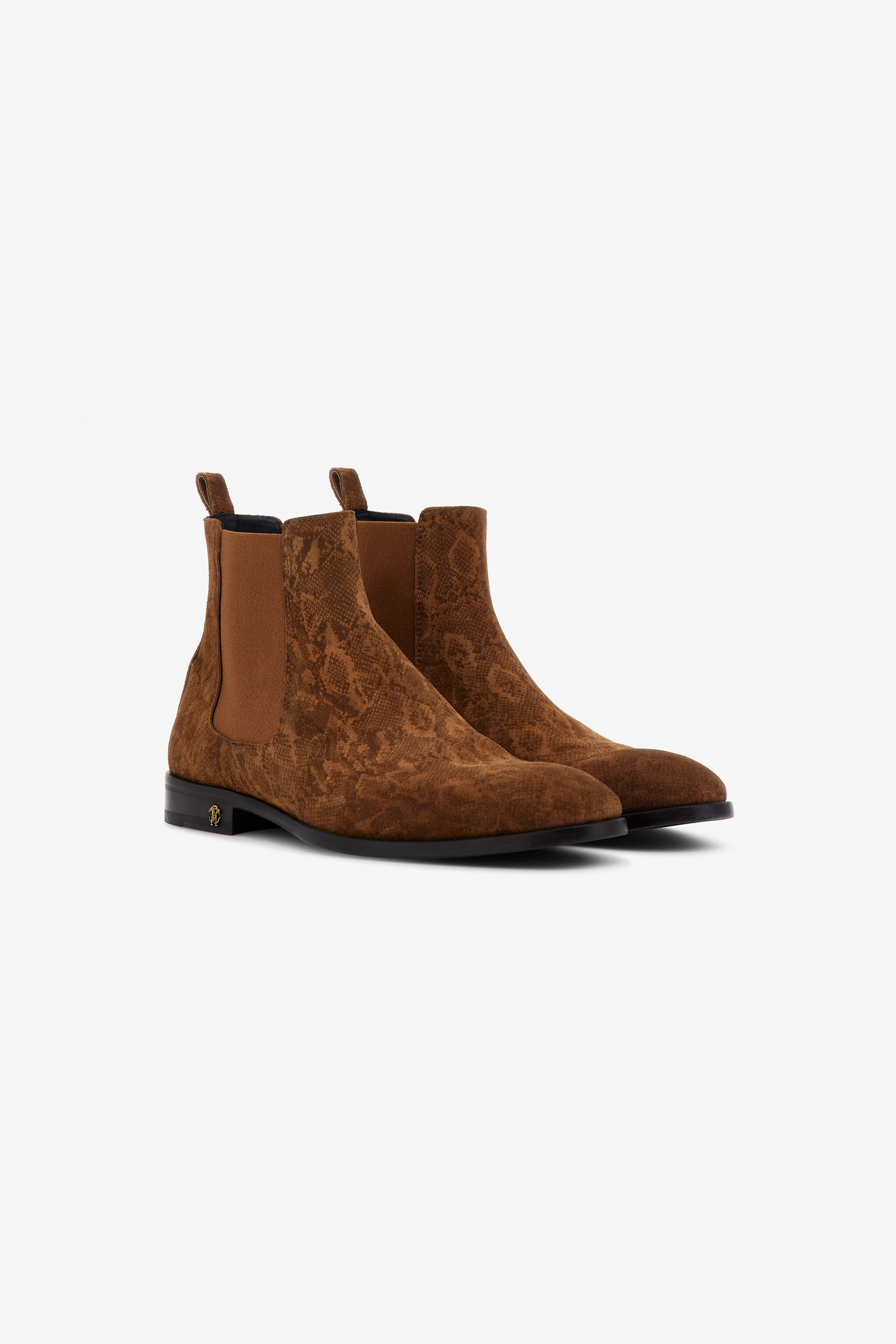 RC Suede Chelsea Boots Brown TRS012-PZ06A