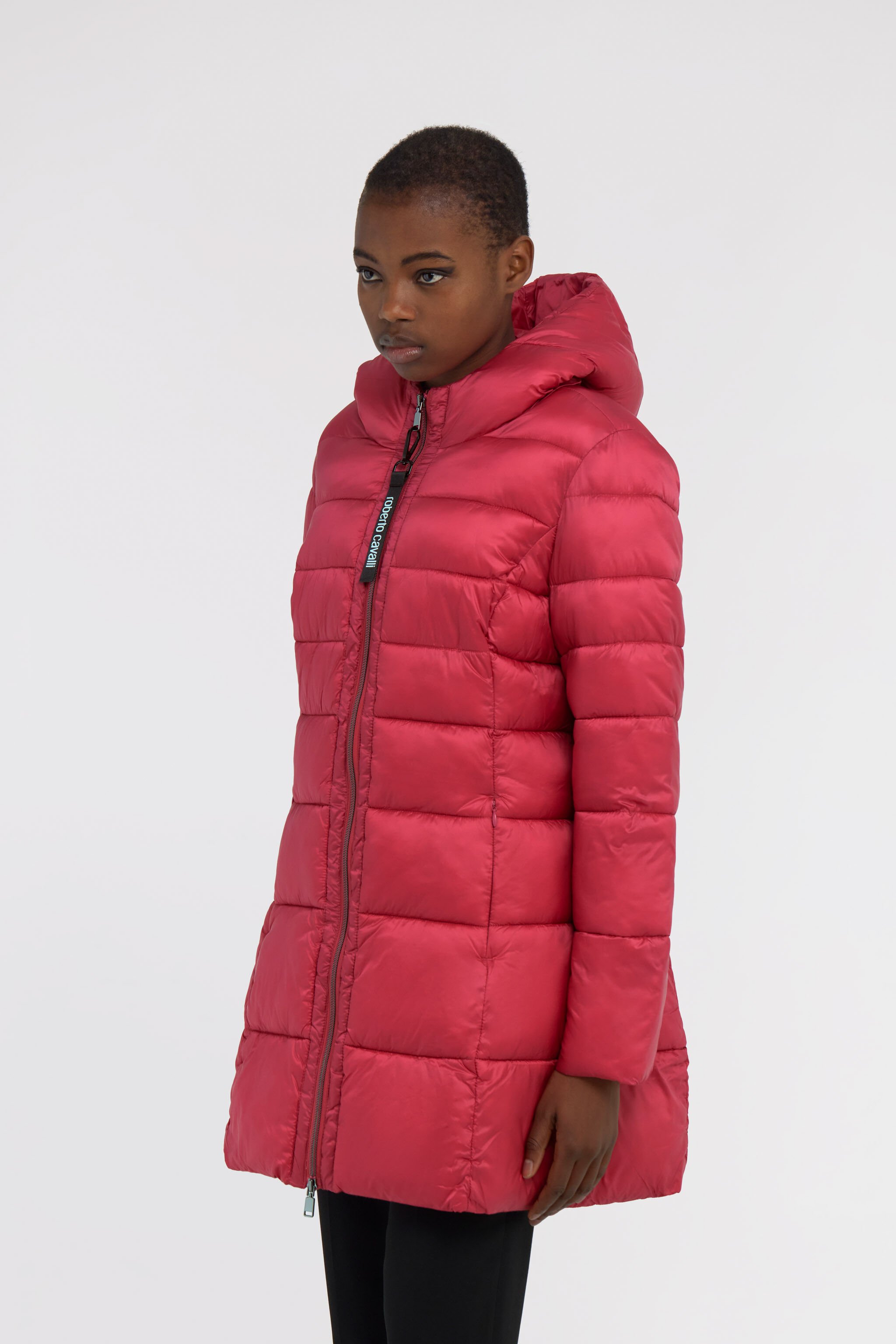 Piumino lungo rosso 2025