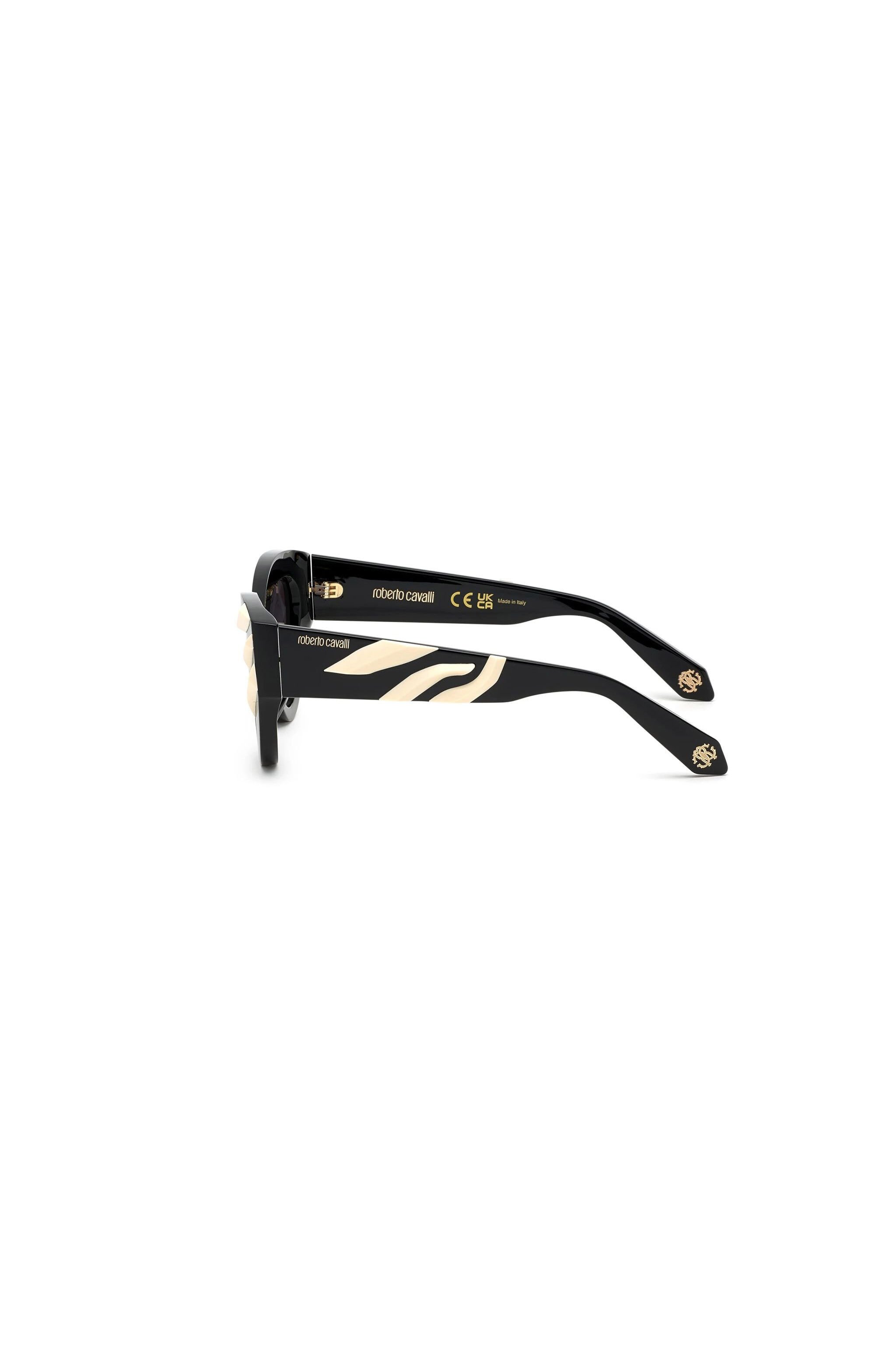RC Occhiale da sole Roberto Cavalli Freedom print Collection Nero PD1346-PD212