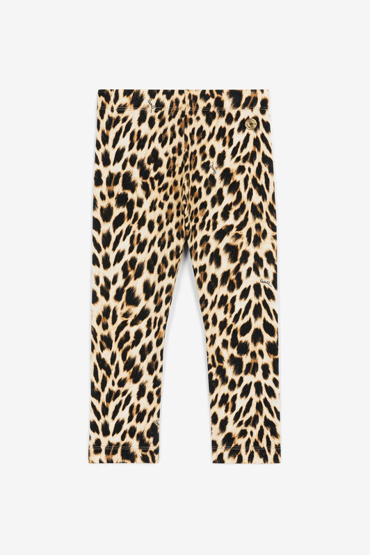 JU Leopard-Print Leggings Light brown OJT20I-ISA2J