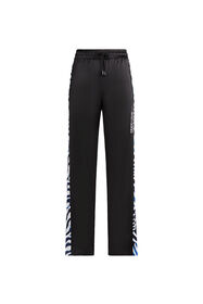 UG Sea Zebra-print track pants BLACK/WHITE/BLUE MYY12P-ROA57