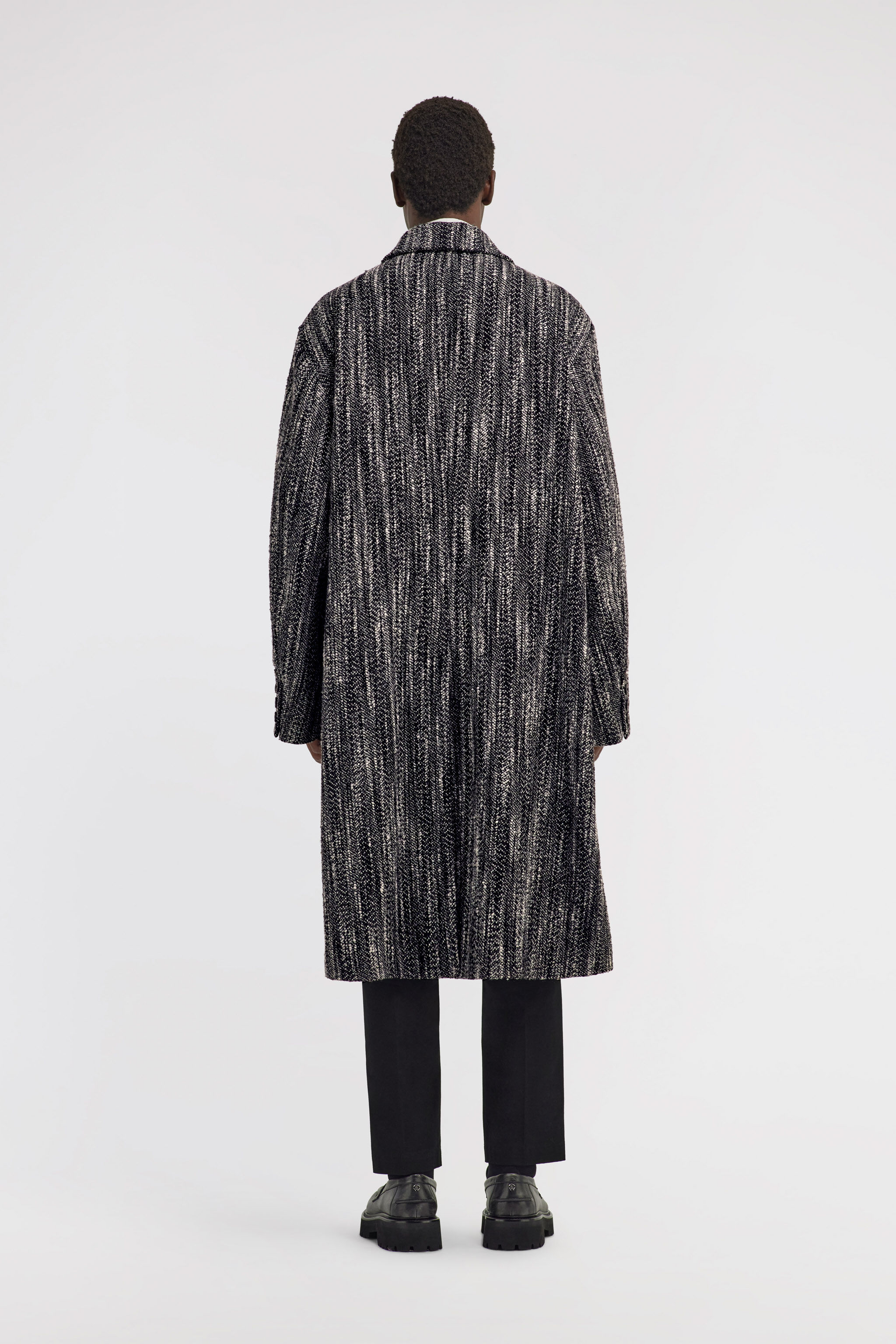 RC Wool Blend Overcoat Black TRT520-TD009