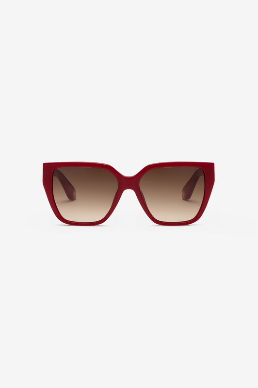 RC Sonnenbrille mit breiter und femininer Vorderseite RC Sonnenbrille mit breiter und femininer Vorderseite SHINY FULL RED UALD16-ID211