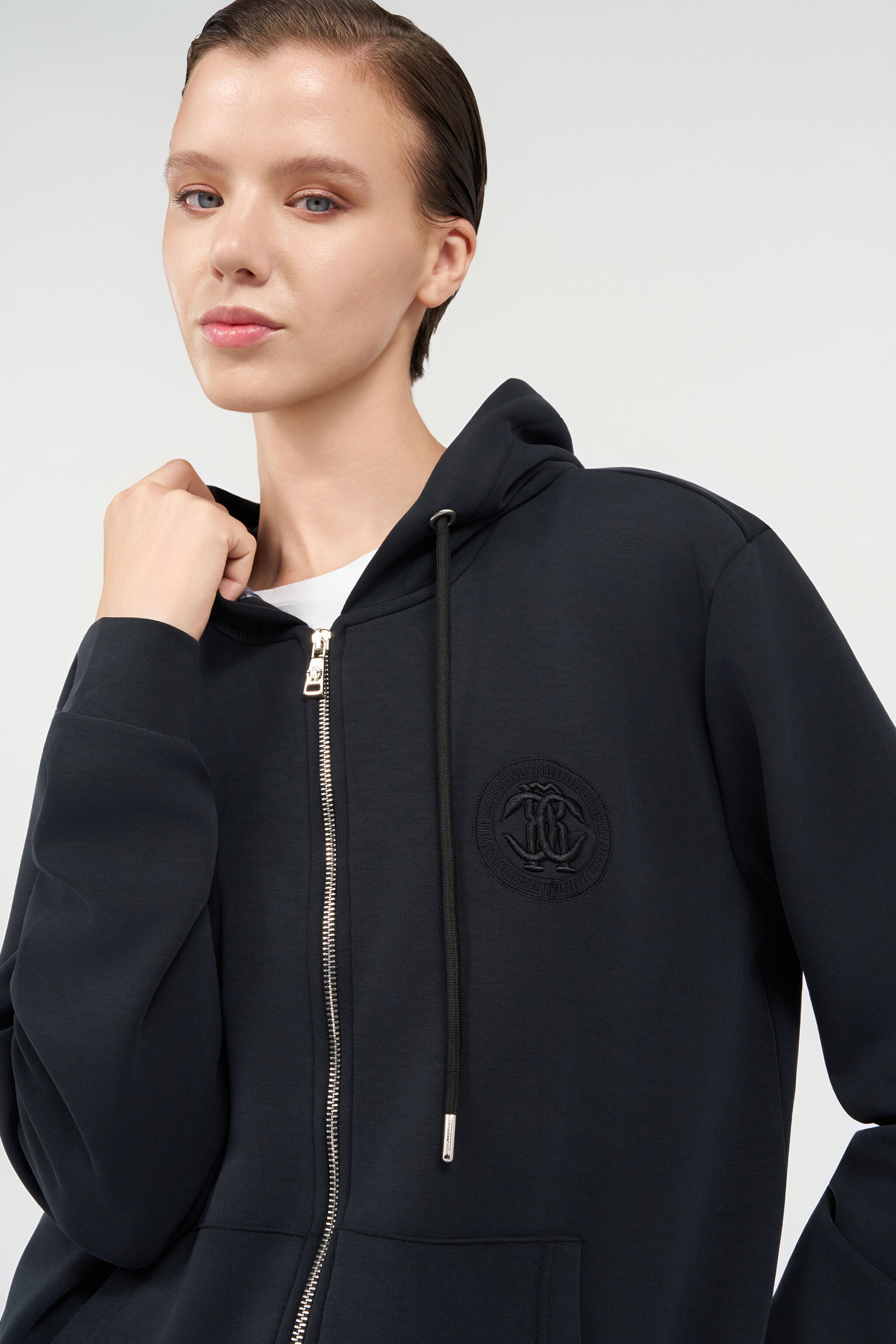 RC Black Logo Sweatshirt BLACK QOT66B-CF054