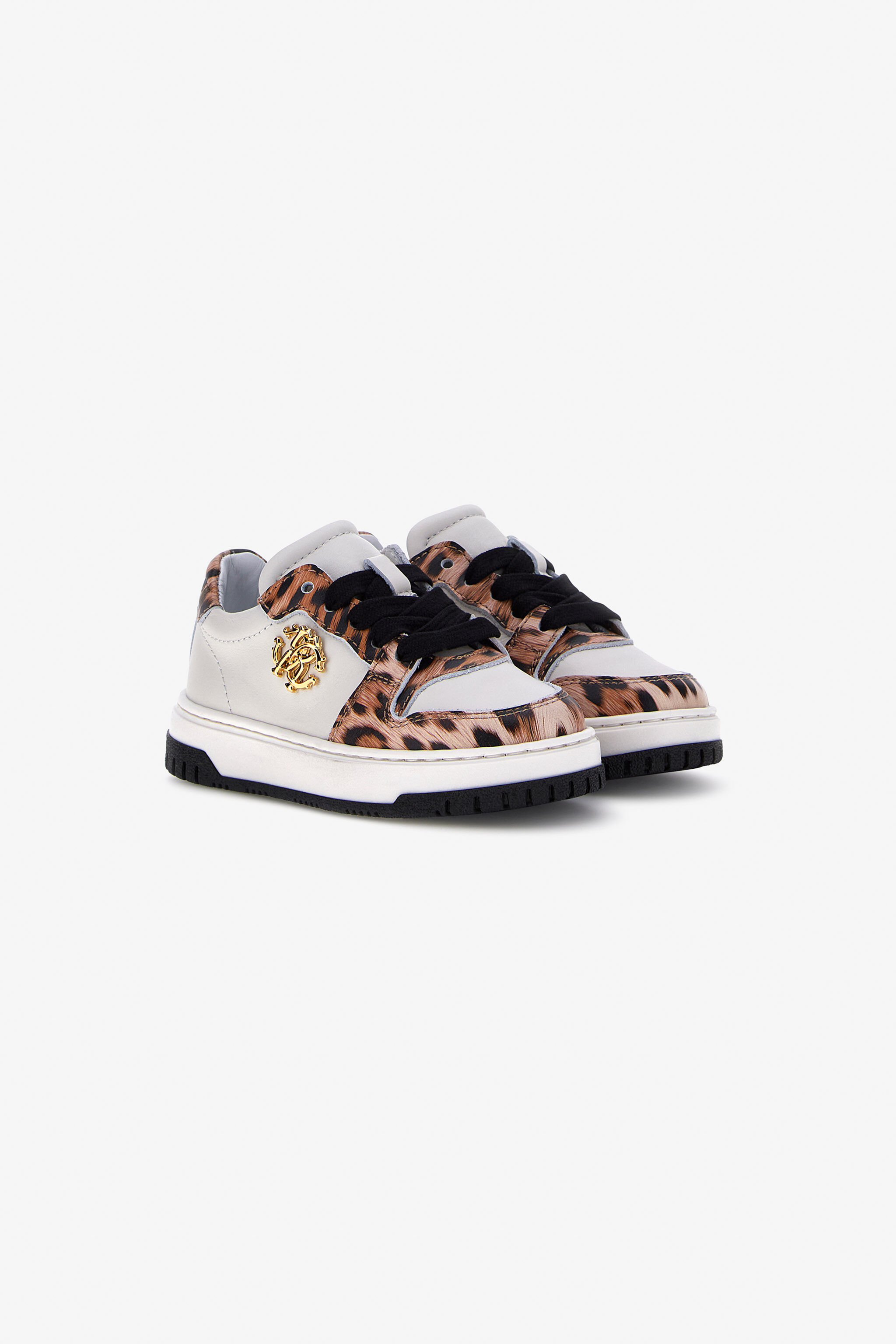 JU RC Sneakers White/Brown SJS01Q-PZJ02