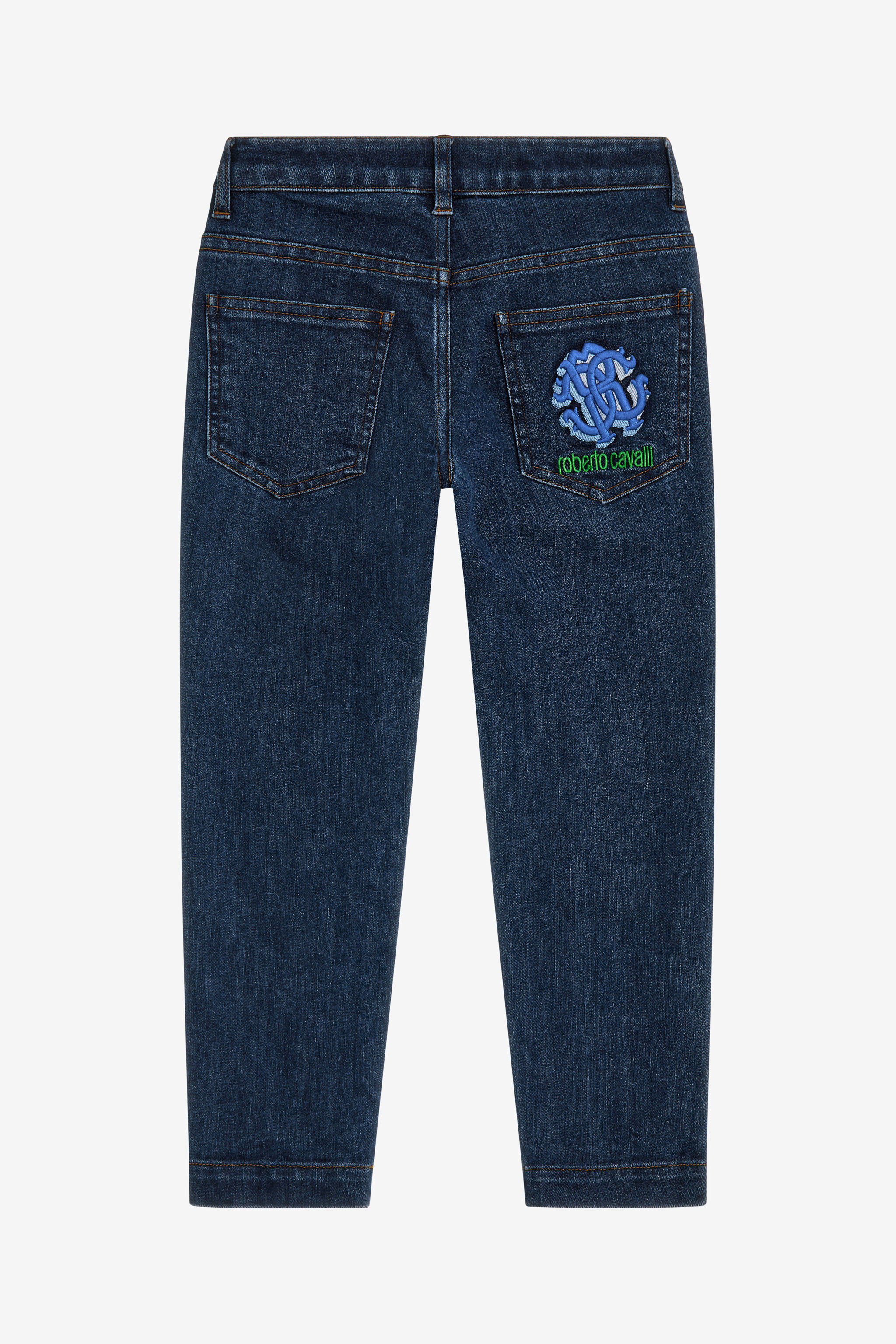 JU Jeans con logo Blu scuro SJJ208-DS015